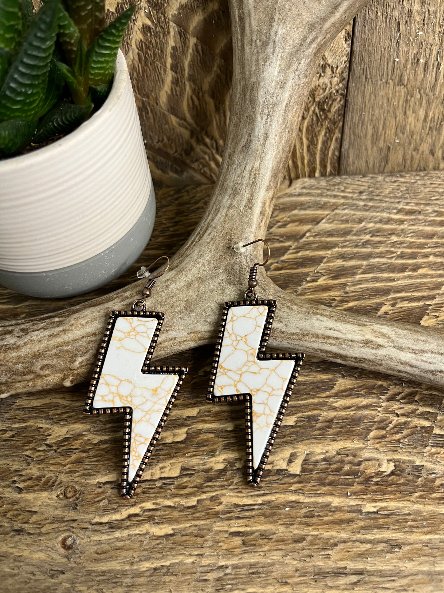 White Lighting Bolt